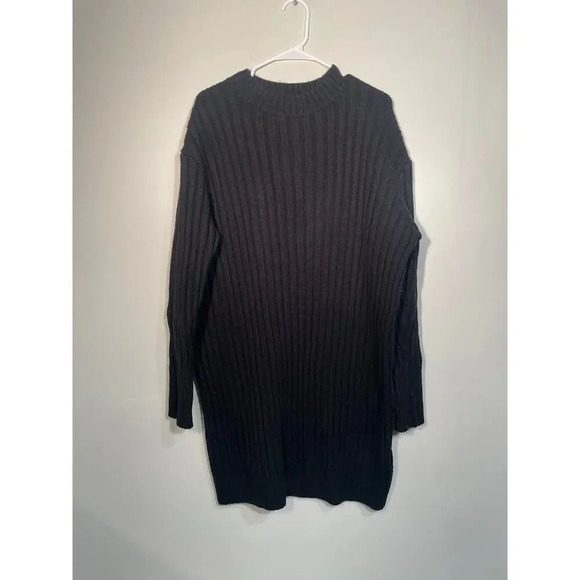 H&M Black Chunky Knit Wool Blend Sweater - Picture 1 of 10